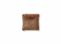Kussens|Kussen Fluffy 60x60cm - stof - tobacco brown