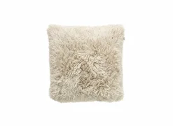 Herfstdecoratie|Kussens|Kussen Fluffy  45x45cm - stof - beige