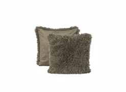 Kussen Hare 45x45cm - nepbont - grijs- Kussens|Kussens