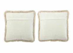 Kussen Hond Kat  45x45cm - stof - beige- Kerstdecoratie|Kussens