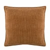 Tiseco Kussen Juliette 45x45cm - stof - amber gold- Kussens|Kussens