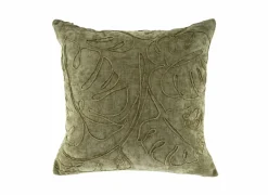 Tiseco Kussen Julot 45x45cm - stof - groen- Kussens|Kussens