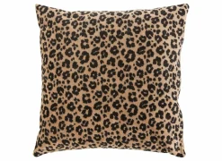 Kussens|Kussens|Kussen Lynra 40x40cm - polyester - zwart & bruin