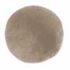 Tiseco Kussens|Kussen Marshmallow  Ø40cm - stof - taupe