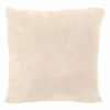 Tiseco Kussen Pippa 45x45cm - flanel - ivoor- Kussens|Kussens