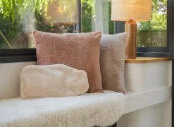 Tiseco Kussens|Kussens|Kussen Pippa 45x45cm - flanel - taupe