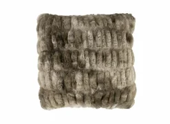 Mars & More Kussen Ribbed Bear 45x45cm - stof - bruin- Herfstdecoratie|Kussens