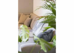 Kussen Zaya 45x45cm - stof - charcoal grey- Kussens