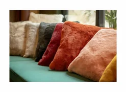 Kussen Zaya 45x45cm - stof - charcoal grey- Kussens