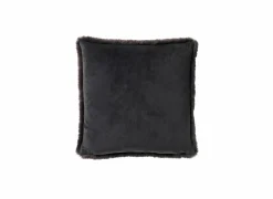 Kussens|Kussens|Kussen Zaya 60x60cm - stof - zwart