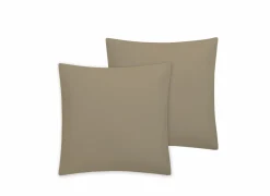 Kussenslopen|Kussensloop Cupido 65x65cm - katoen - mastiek - set van 2