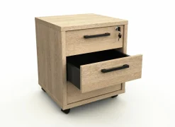 Ladeblokken|Ladeblok Flexo-2 51x48x59cm - decor - zand eik met slot