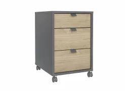 Ladeblokken|Ladeblok Sign 41x48x61cm - decor - mat grijs & jackson hickory