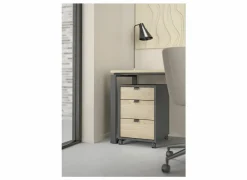 Ladeblokken|Ladeblok Sign 41x48x61cm - decor - mat grijs & jackson hickory