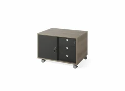 Gorbe Ladeblokken|Ladeblok 83x60x55cm - melamine - zwart & nebraska