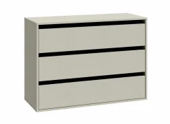 Commode|Commode|Ladekast Forte 98,7x40x71cm - decor - grijs