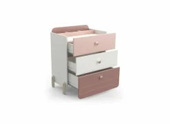 Demeyere Commodes|Ladekast Jade 73x41x82cm - decor - mat roze & mat wit