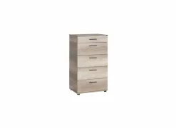 Ladekast Komodo 60x44x108cm - melamine - tori- Commode|Commode