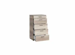 Ladekast Komodo 60x44x108cm - melamine - tori- Commode|Commode