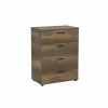 Ladekast Komodo 73x44x96cm - melamine - walnoot- Commode|Commode