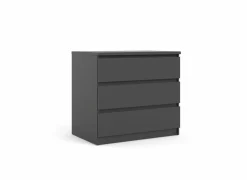 Ladekast Naia 77x50x71cm - MDF - zwart- Commode|Commode