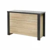 Ladekast Phaedra 120x48x83cm - decor - Franse eik/nox- Commode|Commode
