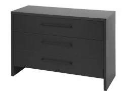 Ladekast Rosie 110x46x76cm - melamine - nox zwart- Commode|Commode