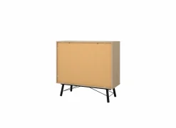 Ladekast Ry 102x41x95cm - decor - bruin/zwart- Commode|Commode