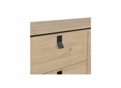 Ladekast Ry 102x41x95cm - decor - bruin/zwart- Commode|Commode