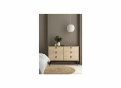 Commode|Commode|Ladekast Ry 151x41x95cm - decor - bruin/zwart