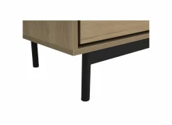 Ladekast Token 73x39,6x118,6cm - melamine - eik- Commode|Commode