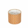 Lampenkap Ø15x15cm - stof - oranje- Lampenkappen