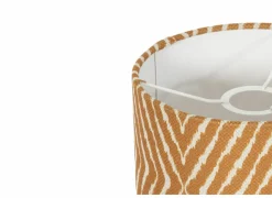 Lampenkap Ø15x15cm - stof - oranje- Lampenkappen