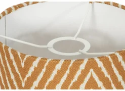 Lampenkap Ø15x15cm - stof - oranje- Lampenkappen