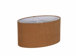 Lampenkappen|Lampenkap 40x40x25cm - stof - oranje