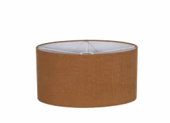 Lampenkappen|Lampenkap 40x40x25cm - stof - oranje