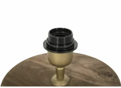 Lampenvoet E27 Ø20cm - hout - naturel- Lampenvoeten