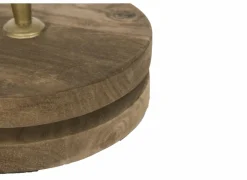 Lampenvoet E27 Ø20cm - hout - naturel- Lampenvoeten