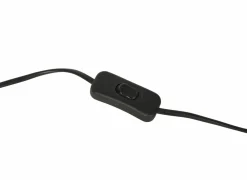 Lampenvoet E27 H30cm - hout - metaal- Lampenvoeten