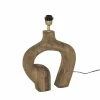 Lampenvoeten|Lampenvoet E27 H35cm - hout - naturel