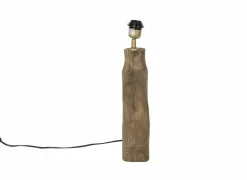 Lampenvoeten|Lampenvoet E27 H35cm - hout - naturel