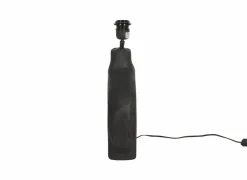 Lampenvoeten|Lampenvoet E27 H35cm - hout - zwart