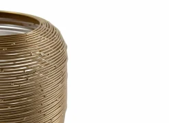 Kaars & Houder|Lantaarn Ayla Ø16x16cm - metaal - goud