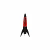 Lavalamp Rocket Glitter - glas & metaal - rood/zwart- Kinderdecoratie|Tafellampen