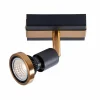 LED spot zwart brons 5W GU10- Wandspots|Opbouwspots