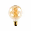 Ledlamp globe spiral 5W E27- Ledlampen