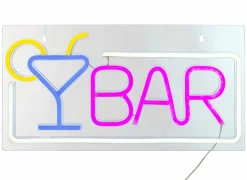 Ledlamp Neon Bar 42x22cm - kunststof - multicolor- Decoratieve Accessoires|Ledlampen