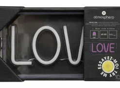 Ledlamp Neon Love 23x12,5cm - kunststof - roze- Decoratieve Accessoires|Ledlampen