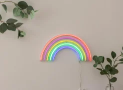Decoratieve Accessoires|Ledlampen|Ledlamp Neon Regenboog 38x19cm - kunststof - multicolor