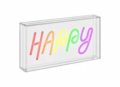 Decoratieve Accessoires|Ledlampen|Ledlamp Neon 23x13cm - kunststof - multicolor